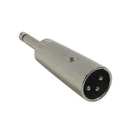 [XLR3M/SPM] XLR Male to 1/4 inch Mono Male Adapter