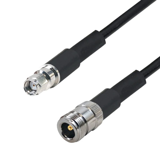 Câble LMR-400 ultra flexible type-N femelle vers SMA-RP mâle inversé