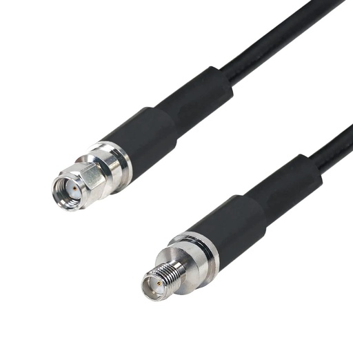 Câble LMR-400 Ultra Flex SMA-RP (polarité inversée) mâle vers SMA femelle