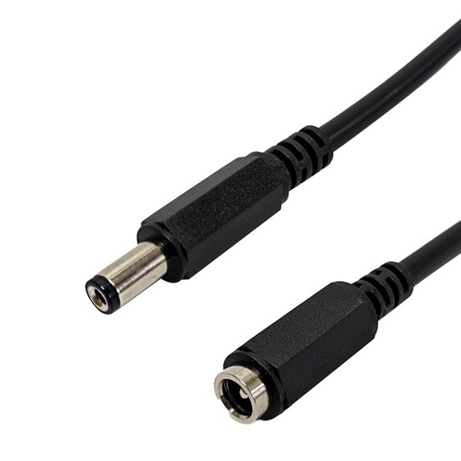 DC Power Cable 5.5x 2.1 x 12 mm DC Plug to Receptacle18AWG