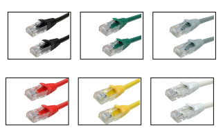 Cat6A Plenum UTP Solid 23AWG Patch Cable - CMP/FT6