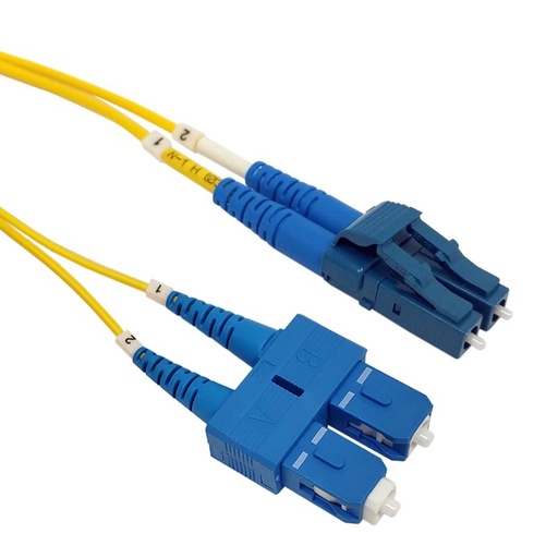 OS2 9µ Singlemode Duplex LC/SC OFNP Plenum Jacket