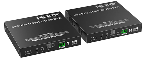 [VEXTA-HDMI-120M] HDMI Extender Over CAT6/6A 120m - 4K 4:4:4 with Loopout & ARC 