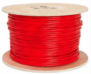 Câble d'alarme incendie blindé 18AWG/2C et 4C CMR résistant au feu - Rouge - 1000 pieds