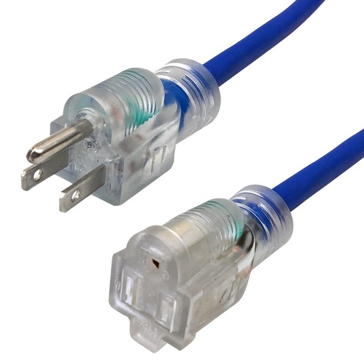 Heavy Duty Outdoor Harsh Weather Extension Cord With Power Indicator Light