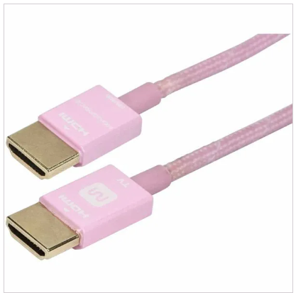 Slim High-Speed HDMI Cable with Ethernet & RedMere® Technology - Color: PINK