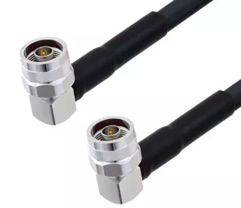 [LLR400FR-NMRANMRA-15] Câble LLR-400FR mâle coudé à angle droit de type N vers mâle coudé à angle droit de type N, 15 pieds