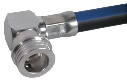 [ZHS-16_QN-50-7-5/133_N] Connecteur coaxial mâle de type QN 50 ohms, fiche de câble à angle droit