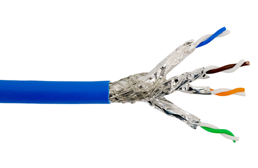 [STP-421CKG8/1000] CAT8 22 AWG Solid Shielded S/FTP CMR Riser