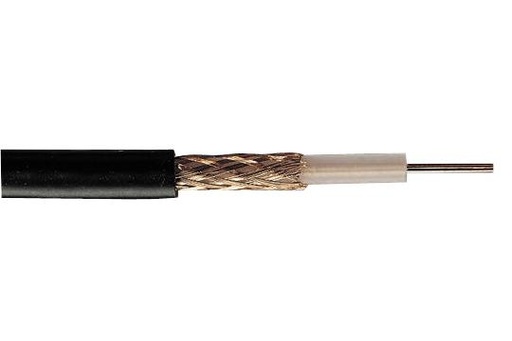 [ZHS-ENVIROFLEX_B58] ENVIROFLEX_B58, CABLE COAXIAL RG58 50 ohm BLACK, LSFH/LSZH, STRANDED, HUBER+SUHNER
