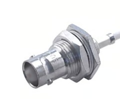 [RF-ZHS-24_BNC-75-2-6/133_NE] HUBER+SUHNER  24_BNC-75-2-6/133_NE   BNC - 75 Ohm - Straight bulkhead cable jack (female)