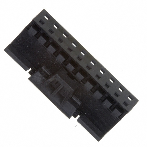 [ZBG-CC-10073599-020LF] CONN,HSG,W/POLZN+LATCH; 20 CAVITY,2X10; MINITEK HOUSING - *COC Required* 20 Position Rectangular Housing Connector Receptacle Black 0.079" (2.00mm) Amphenol ICC (FCI)