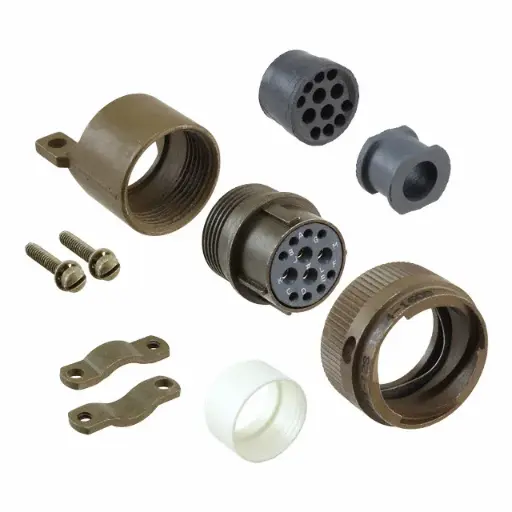 [ZCA-MS3116F14-12S] MS3116F14-12S, 12 Position Circular Connector Plug, Female Sockets Solder Cup, ITT Cannon
