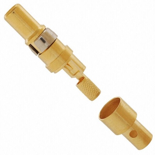 [ZAP-131J20029X] 131J20029X, Amphenol CONEC, D-Sub Contact Male Pin Gold RG-174, 188, 316 Solder Inner, Crimp or Solder Outer Machined