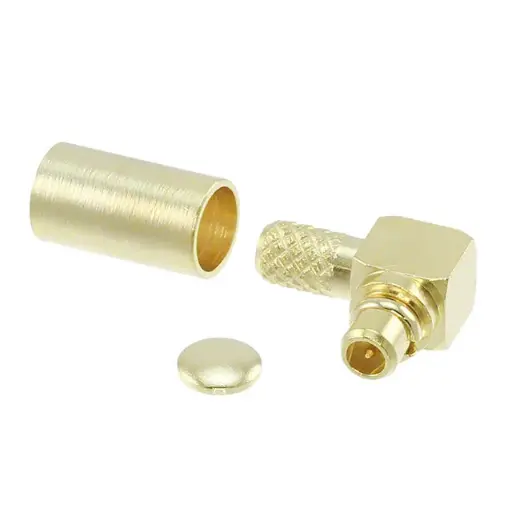 [ZMX-73415-1121] 73415-1121, MOLEX, MMCX Connector Plug, Male Pin 50 Ohms Free Hanging (In-Line), Right Angle Solder
