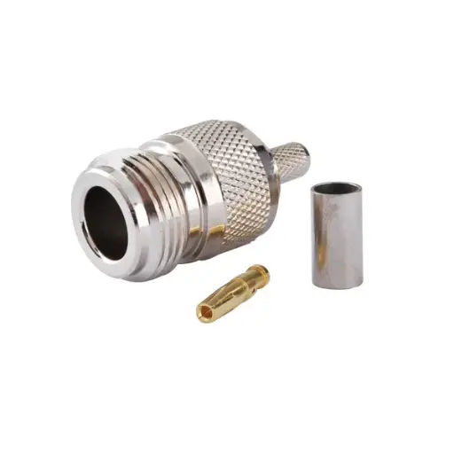 Times TC-200-NM, N Male Crimp or Solder Connector for LMR-200 Cable