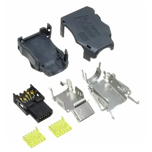 [ZHR-IX31G-A-10S-CV(7.0)] IX31G-A-10S-CV(7.0), 10 Position Multi-Purpose Plug Connector IDC Free Hanging (In-Line), Hirose