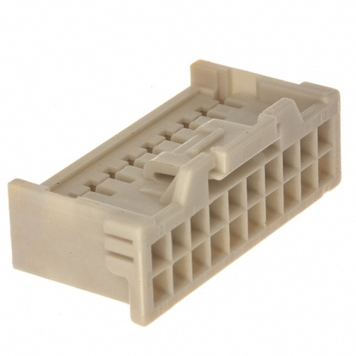[ZMX-5016462000] 5016462000, 20 Position Rectangular Housing Connector Receptacle Natural 0.079" (2.00mm), MOLEX