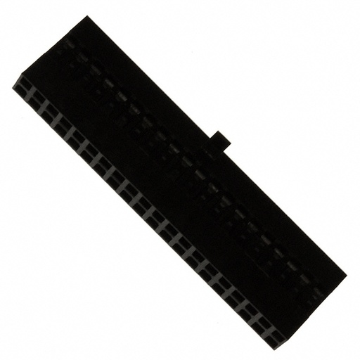 [ZAP-65846-024LF] 65846-024LF, Amphenol ICC (FCI), 40 Position Rectangular Housing Connector Receptacle Black 0.100" (2.54mm)